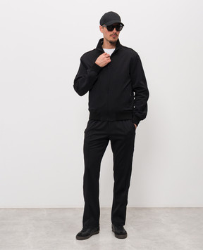 Dolce&Gabbana Black sweatpants with logo GP17YTFUGUL