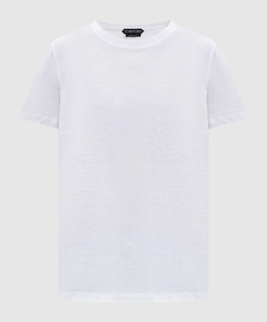 White T-shirt with monogram logo