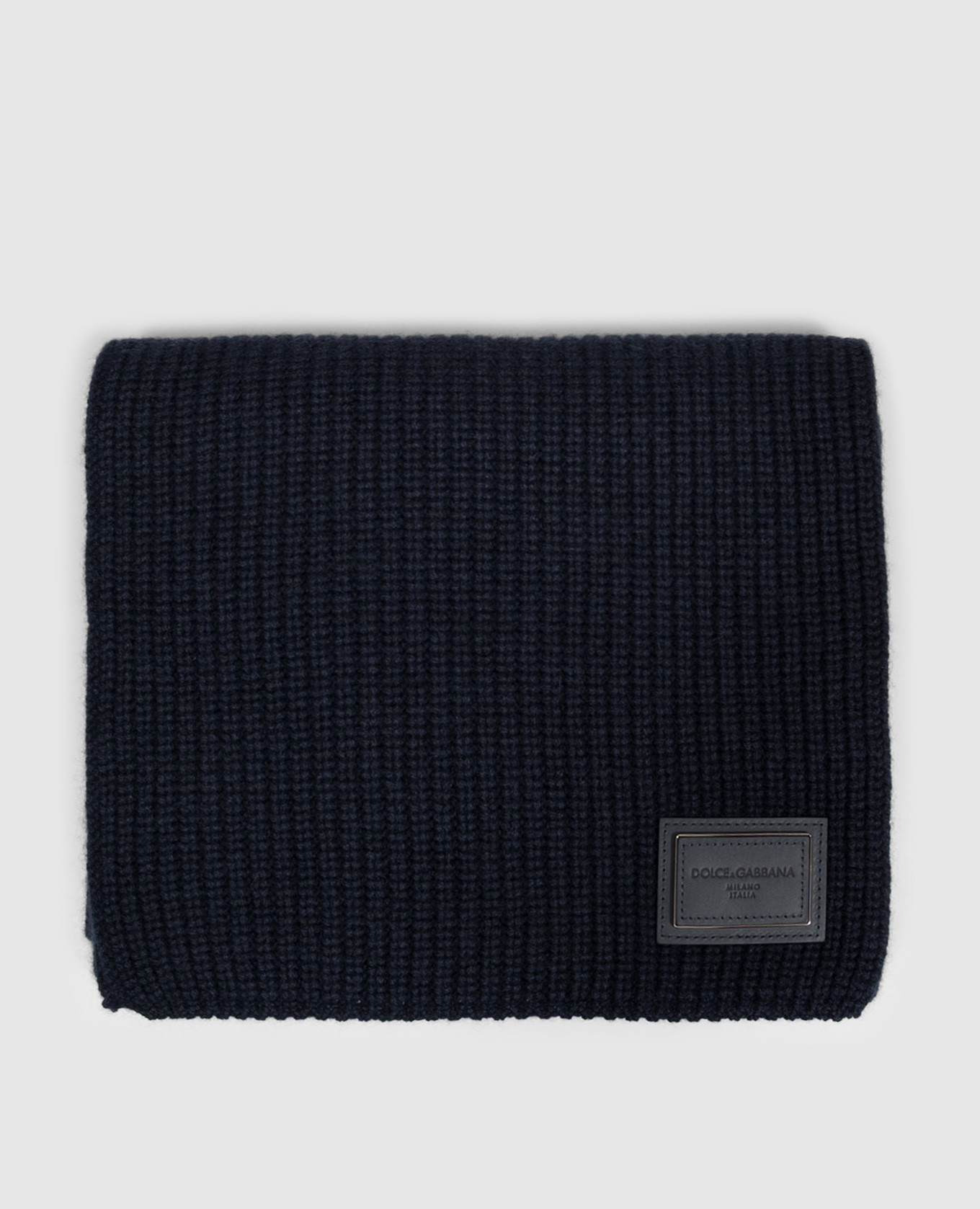 Blue cashmere scarf