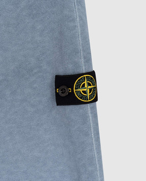 Stone Island Kids' blue joggers with logo L1S166200001S006014