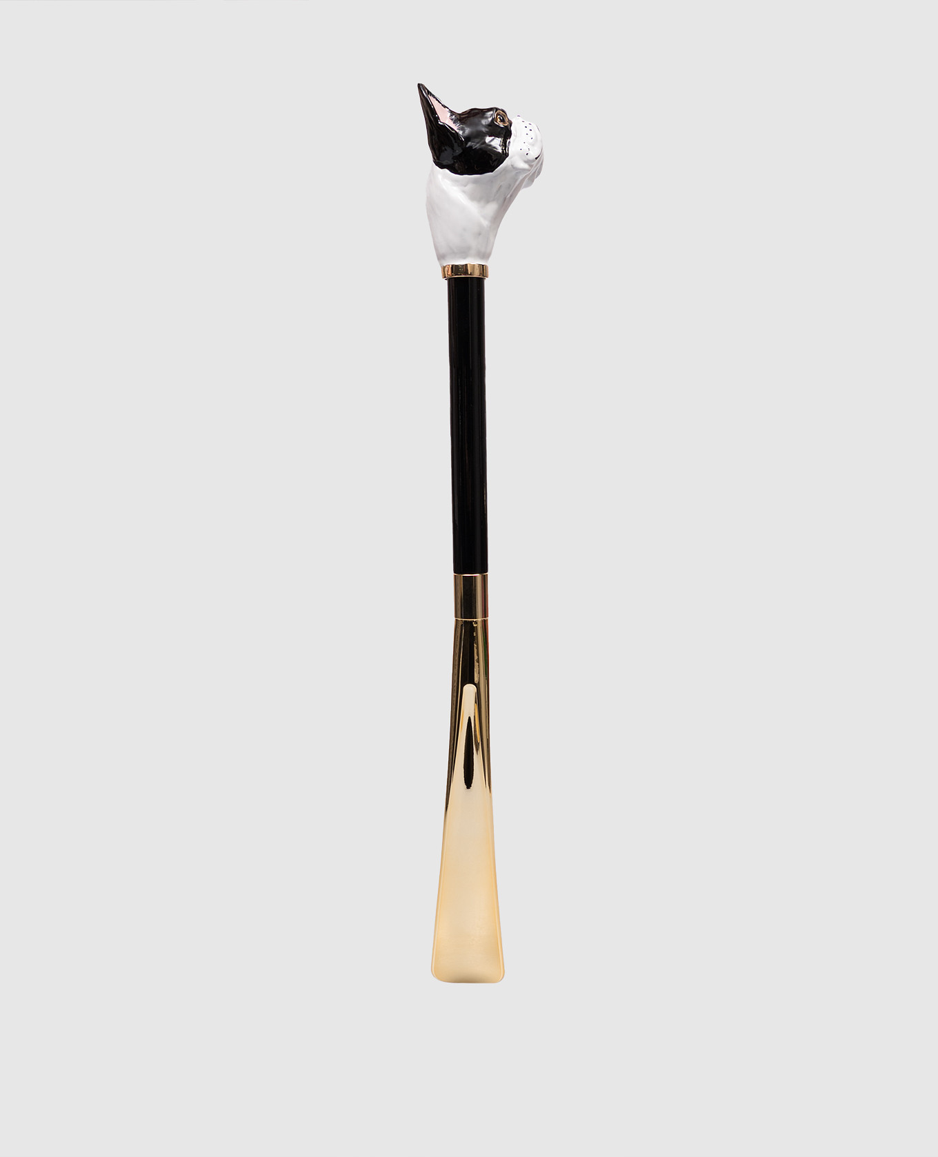 Black French Bulldog shoe horn