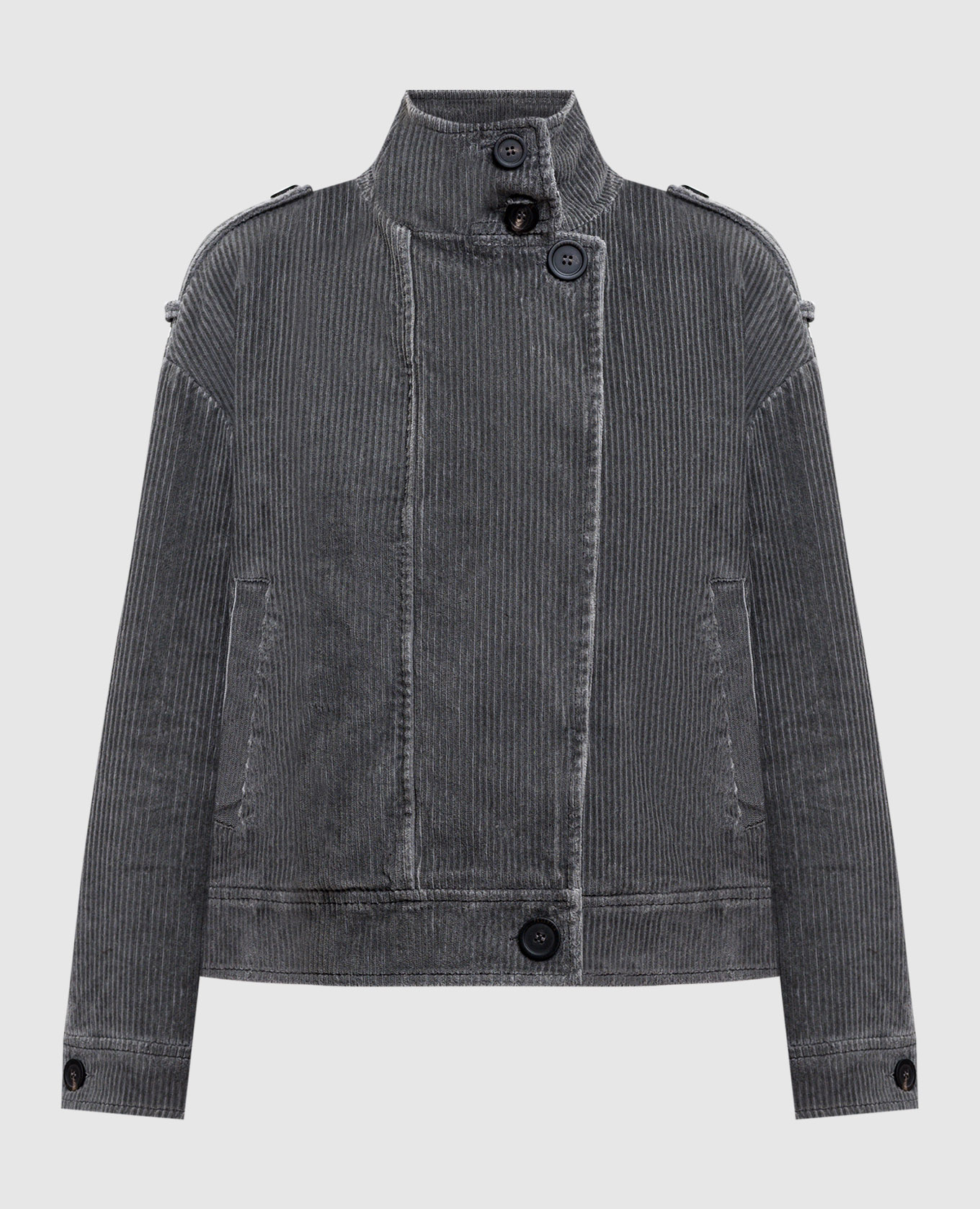 

Gray corduroy jacket Peserico, Grey