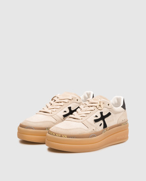 Premiata Beige suede sneakers Micol MICOL8569