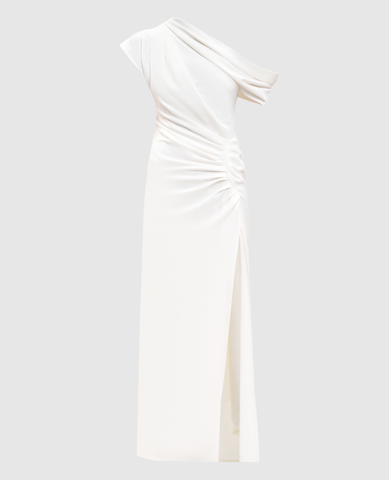 

Kally white one-shoulder dress with slit Simkhai