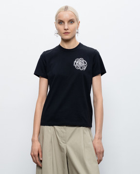 3.1 Phillip Lim Black T-shirt with embroidery S26110386PJB