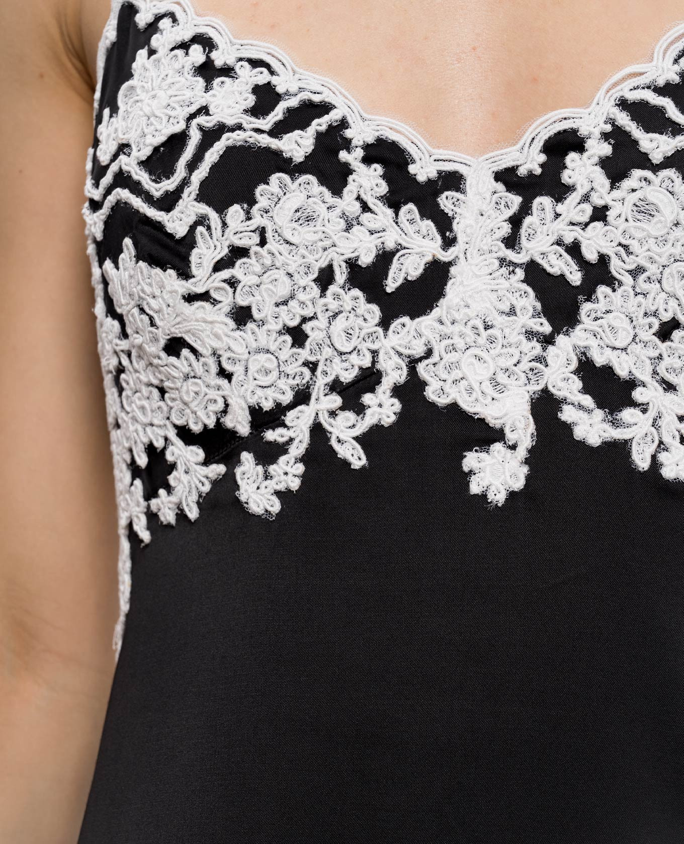 

Black mini dress with lace Ermanno Scervino