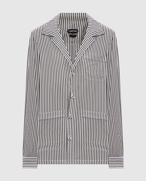 Tom Ford Pajama-style silk shirt CA3335FAX1712