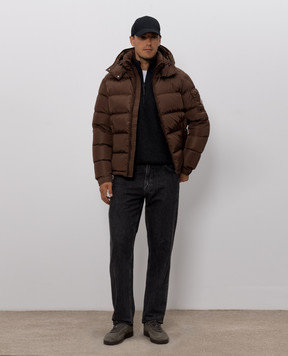 Moncler Brown Maya down jacket L20911A53600539ZD