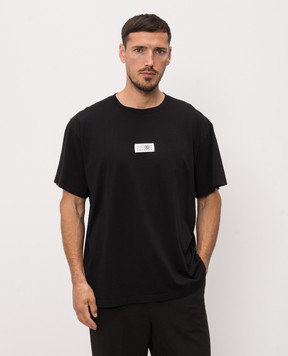 Maison Margiela MM6 Black T-shirt with patch SH0GC0071M20258