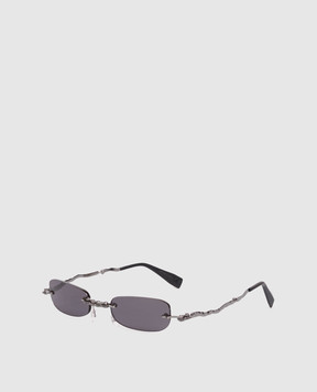 Kuboraum Silver Folding Sunglasses H47 KRSH47BB0000004Y