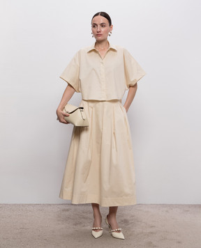 Simkhai Elora beige midi skirt 4263024T