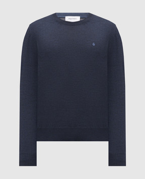 Alexander McQueen Blue wool jumper 875962Q1BHV