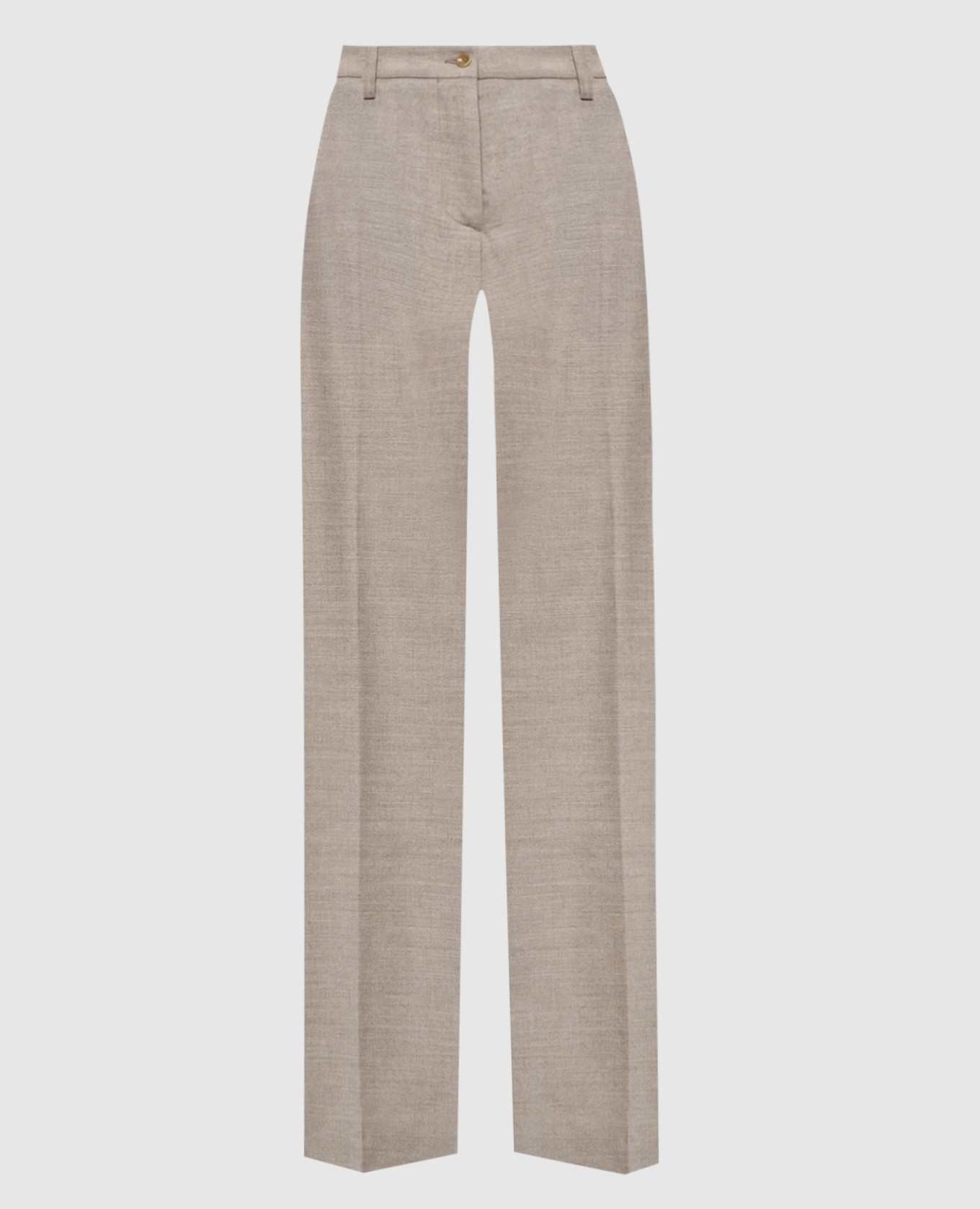 Femmena grey wool and cashmere trousers