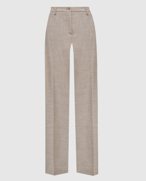 Marco Pescarolo Femmena grey wool and cashmere trousers FEMMENAD5429