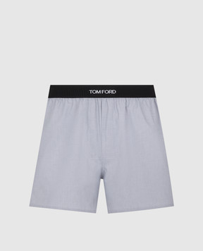 Tom Ford Grey boxer briefs with logo patch T4LE51100