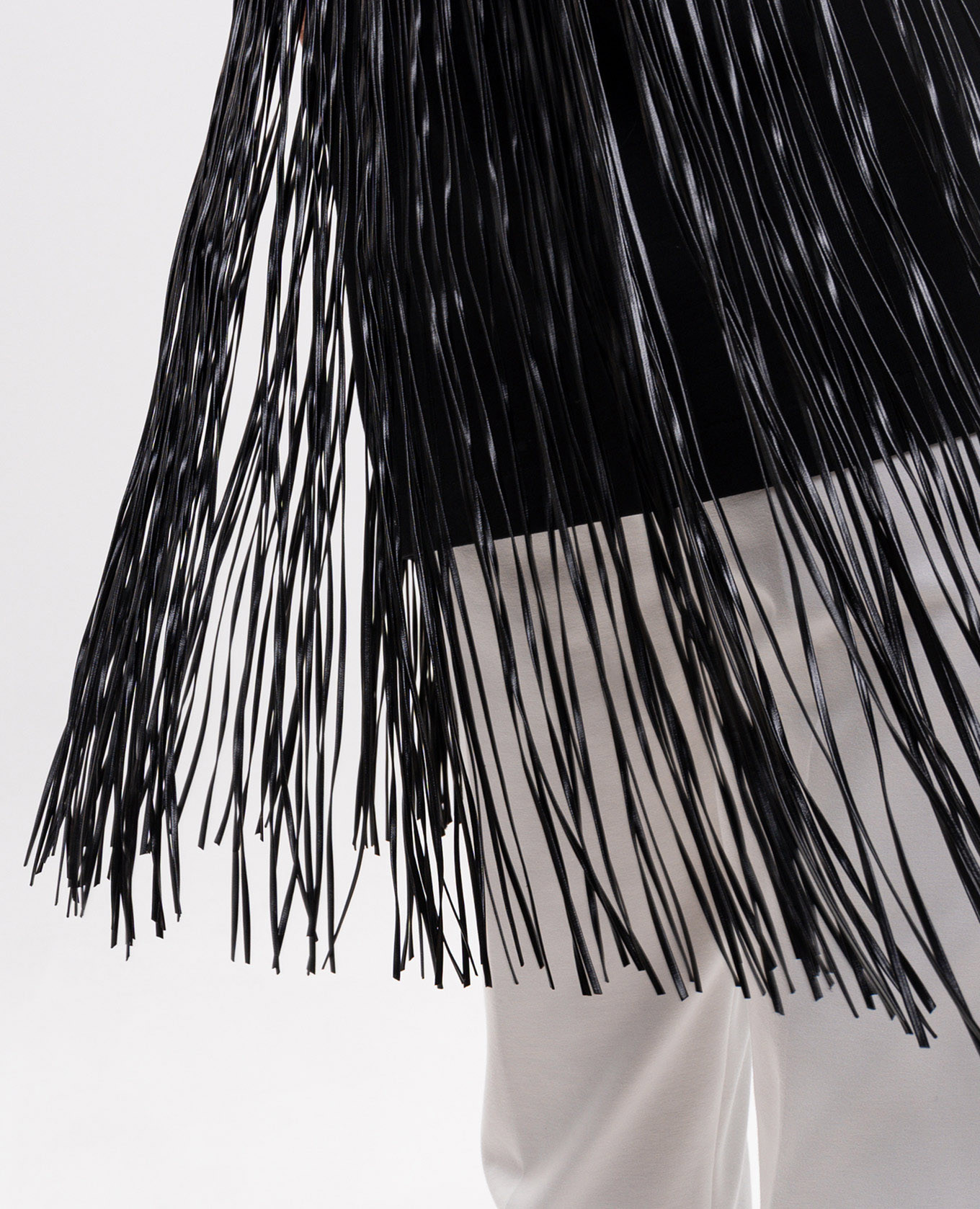 SPONDA black fringed T-shirt Max Mara Sportmax 5