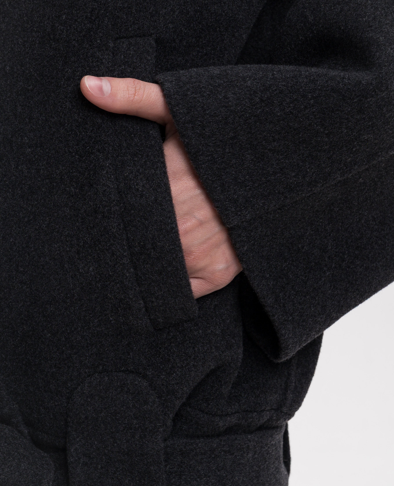 Alder gray wool coat Khaite 5