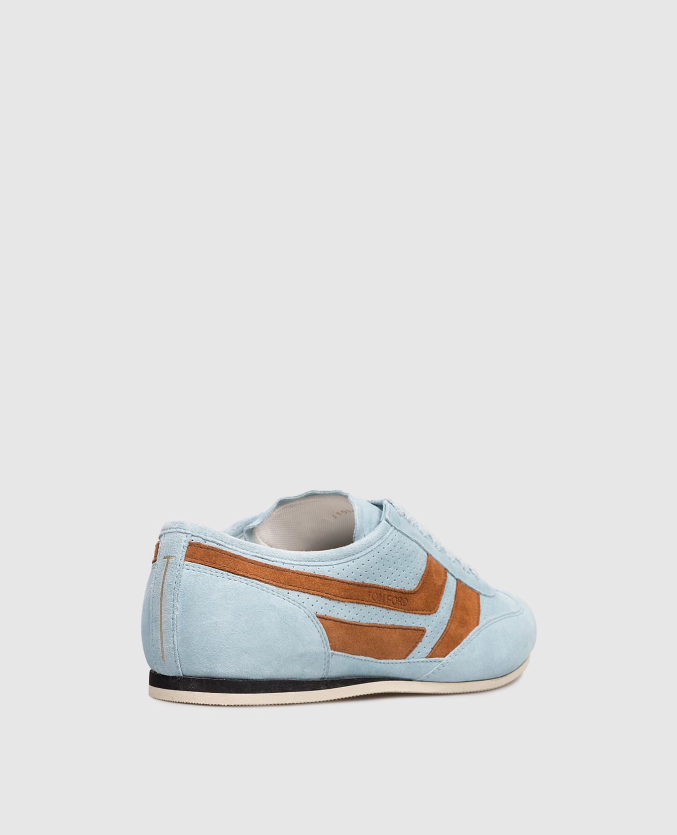 

Brook blue suede sneakers Tom Ford, Light blue
