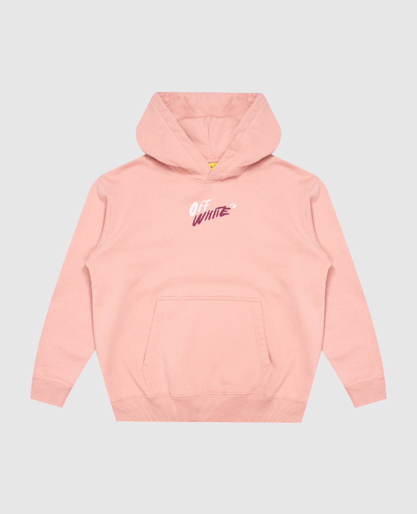 Children's pink Arrow Writings hoodie