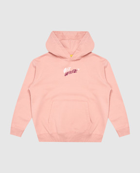 Off-White Children's pink Arrow Writings hoodie 44GBB002F26F006