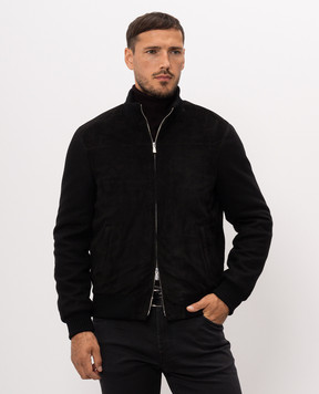 Enrico Mandelli Black combination jacket 4T107A7405