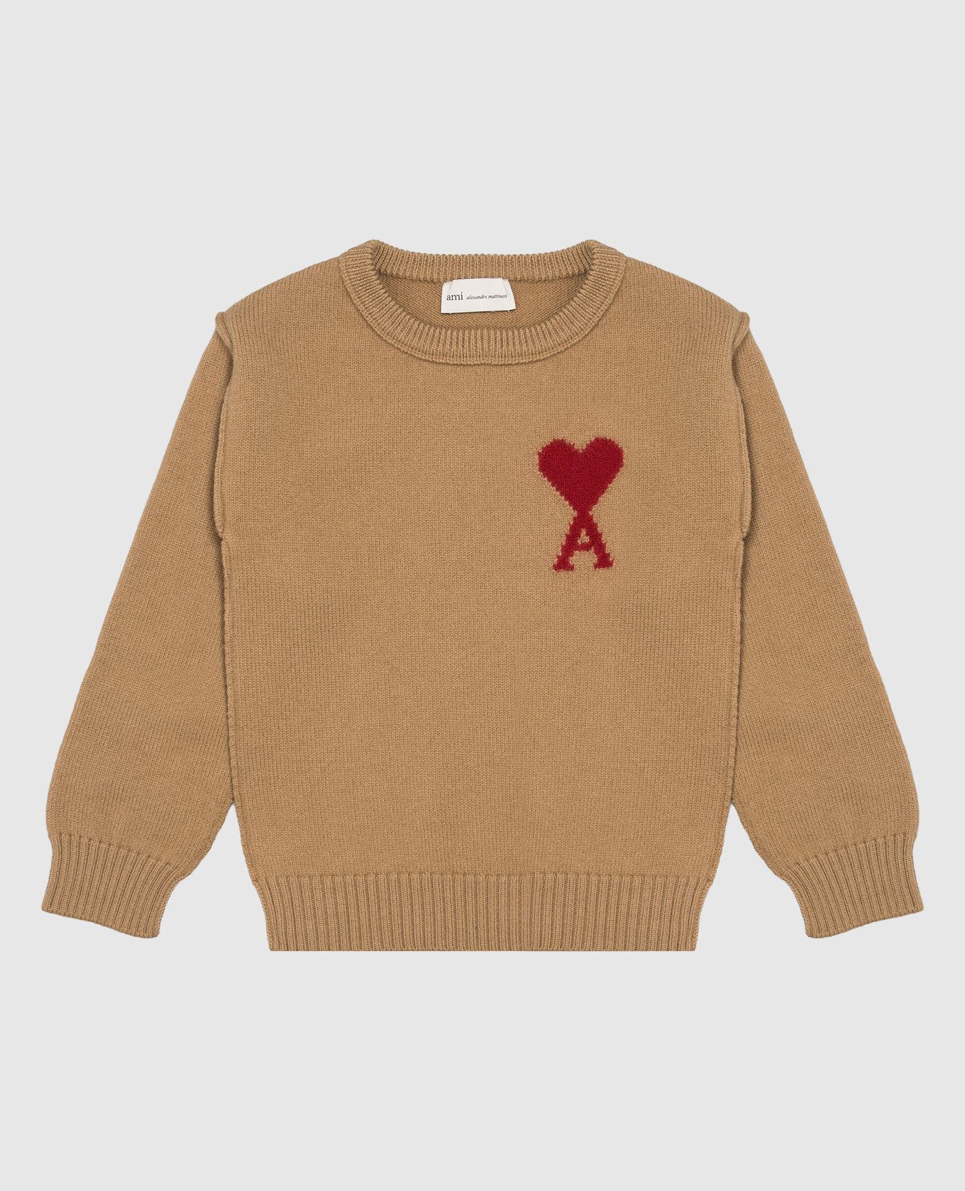 Children's brown wool sweater