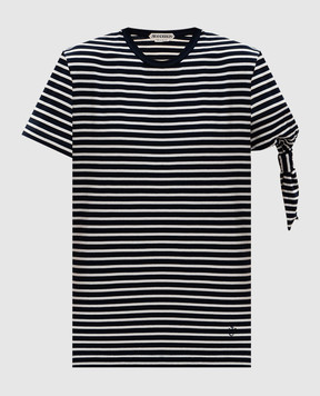 JW Anderson Blue striped T-shirt JT0334PG1946