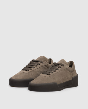 Fear of God Brown suede sneakers with logo FG25FW80101SUE