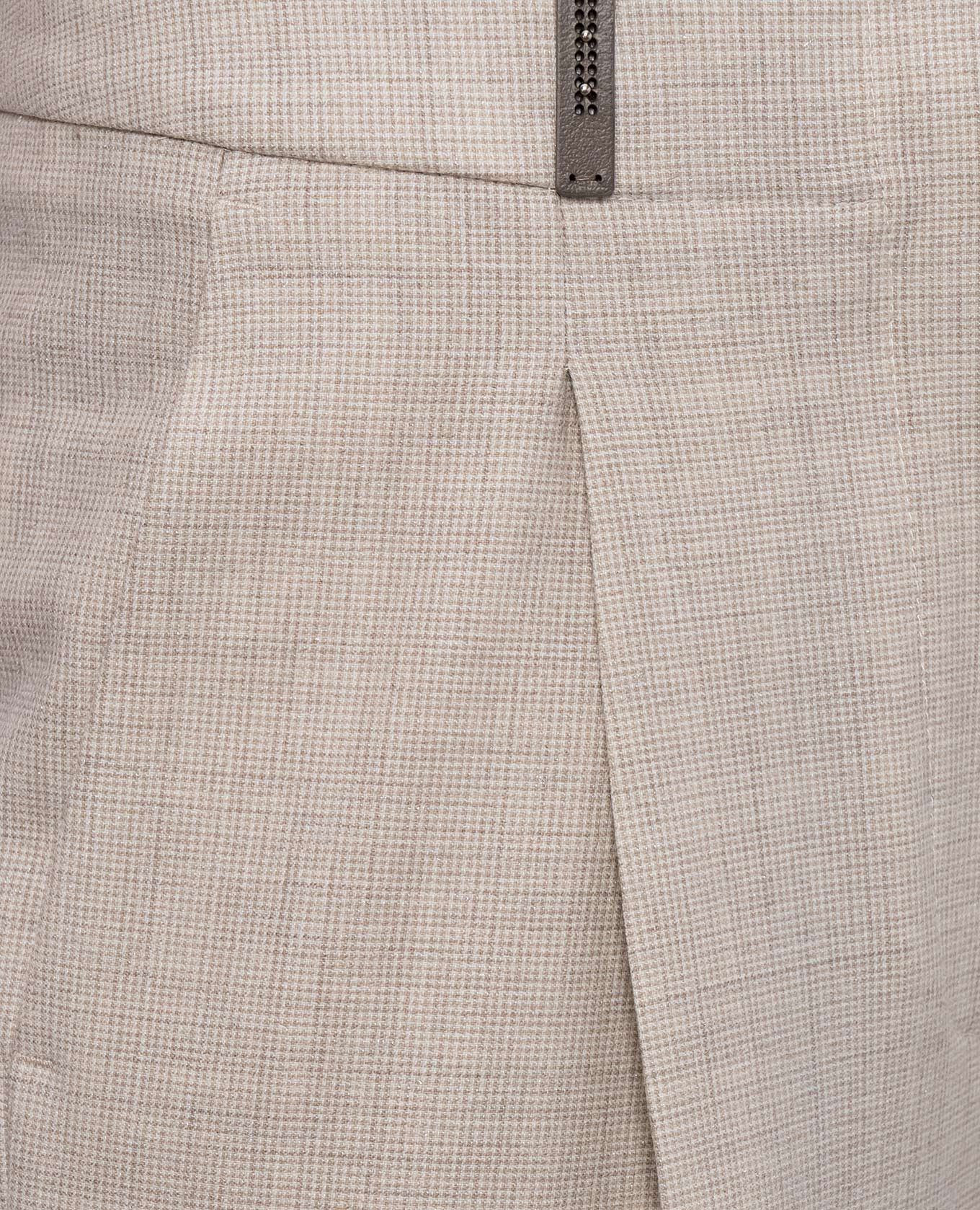 Beige wool trousers with lapels Peserico 5