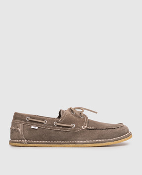 Ami Paris Brown suede topsiders USV830872