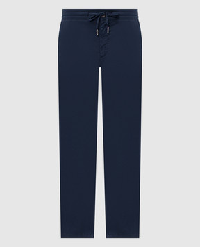 Castangia dal 1850 Blue silk pants GDPCA101S26