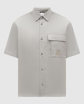 C.P. Company Metropolis Gray shirt with logo LSH023A006472A