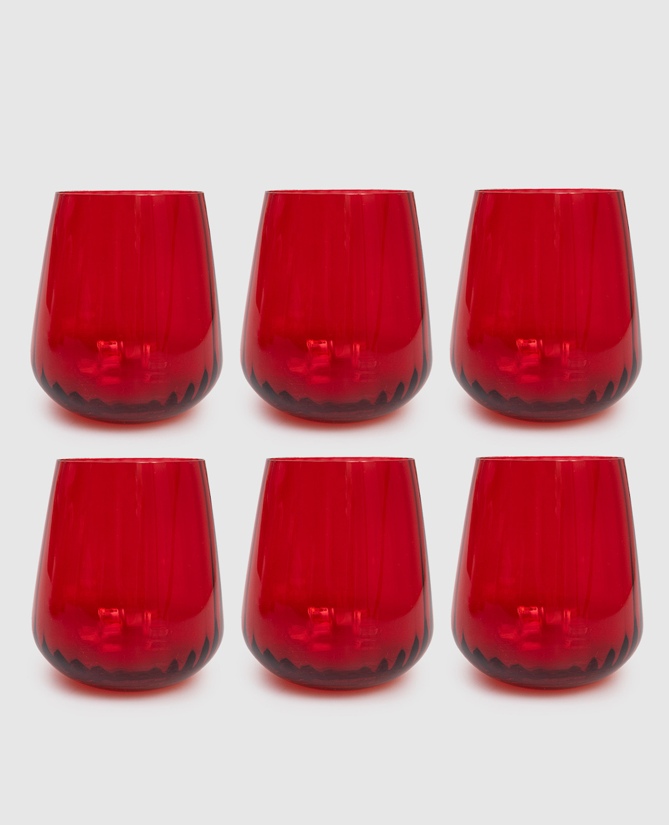 

Set of red glasses JOY 6 pcs La Reine