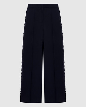 Jil Sander Blue wool pants J01KA0198J40002