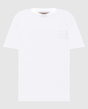 Twinset White T-shirt with logo patch 262TT2552