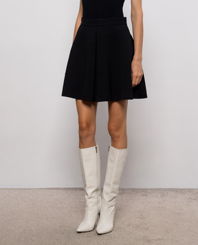 Versace Black wool skirt 10265691A19091