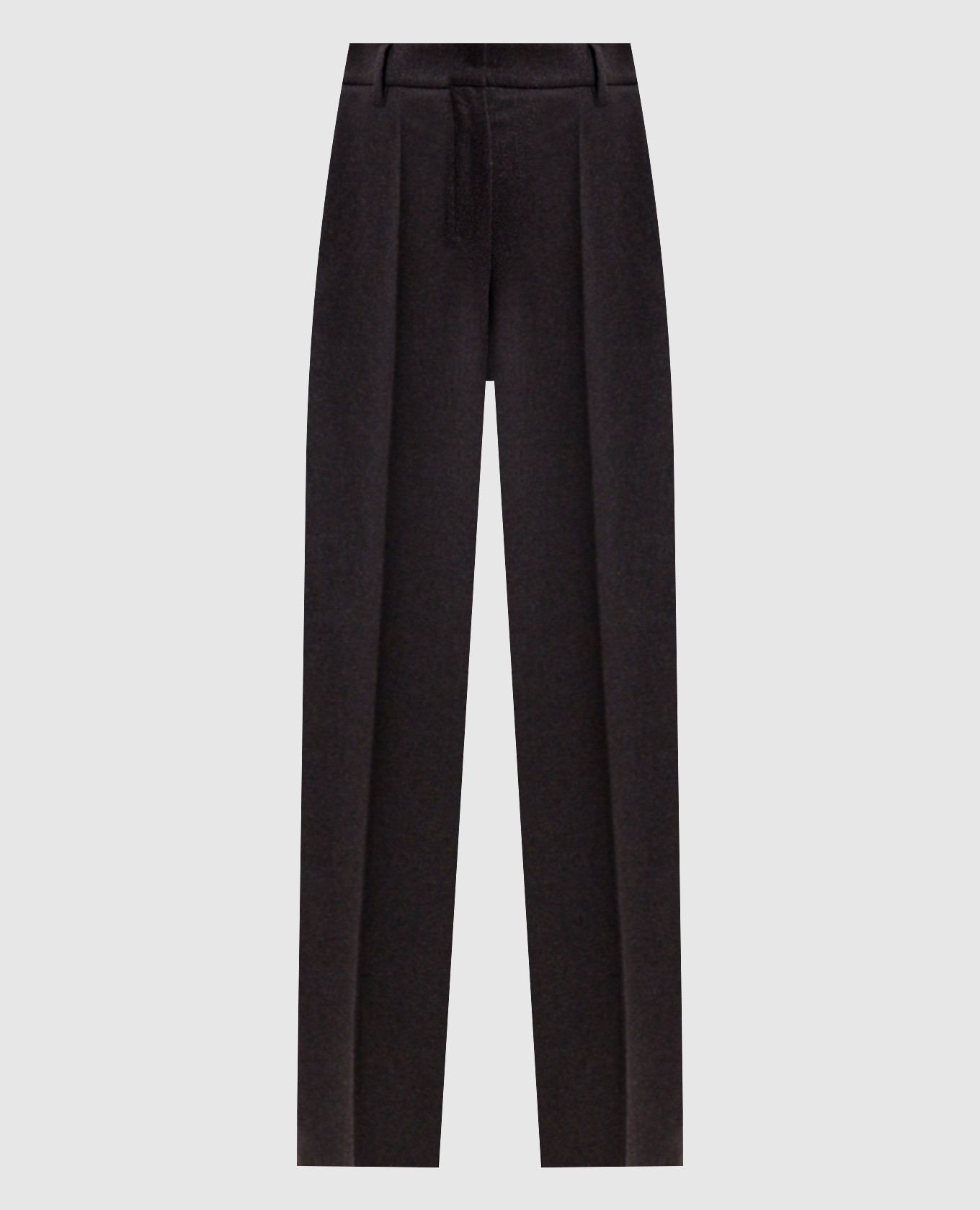 Brown COTTAGE wool trousers