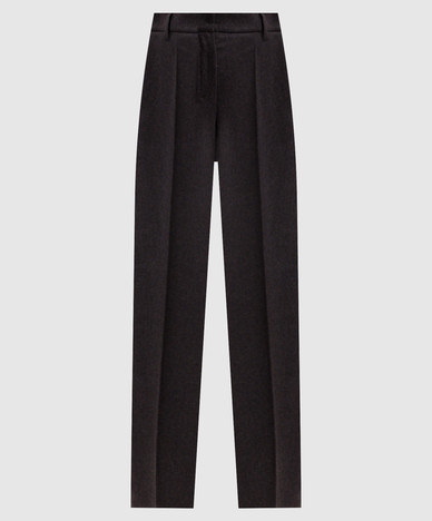 Brown COTTAGE wool trousers