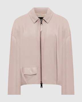 Simonetta Ravizza Pink leather jacket Presty S06JA397L1