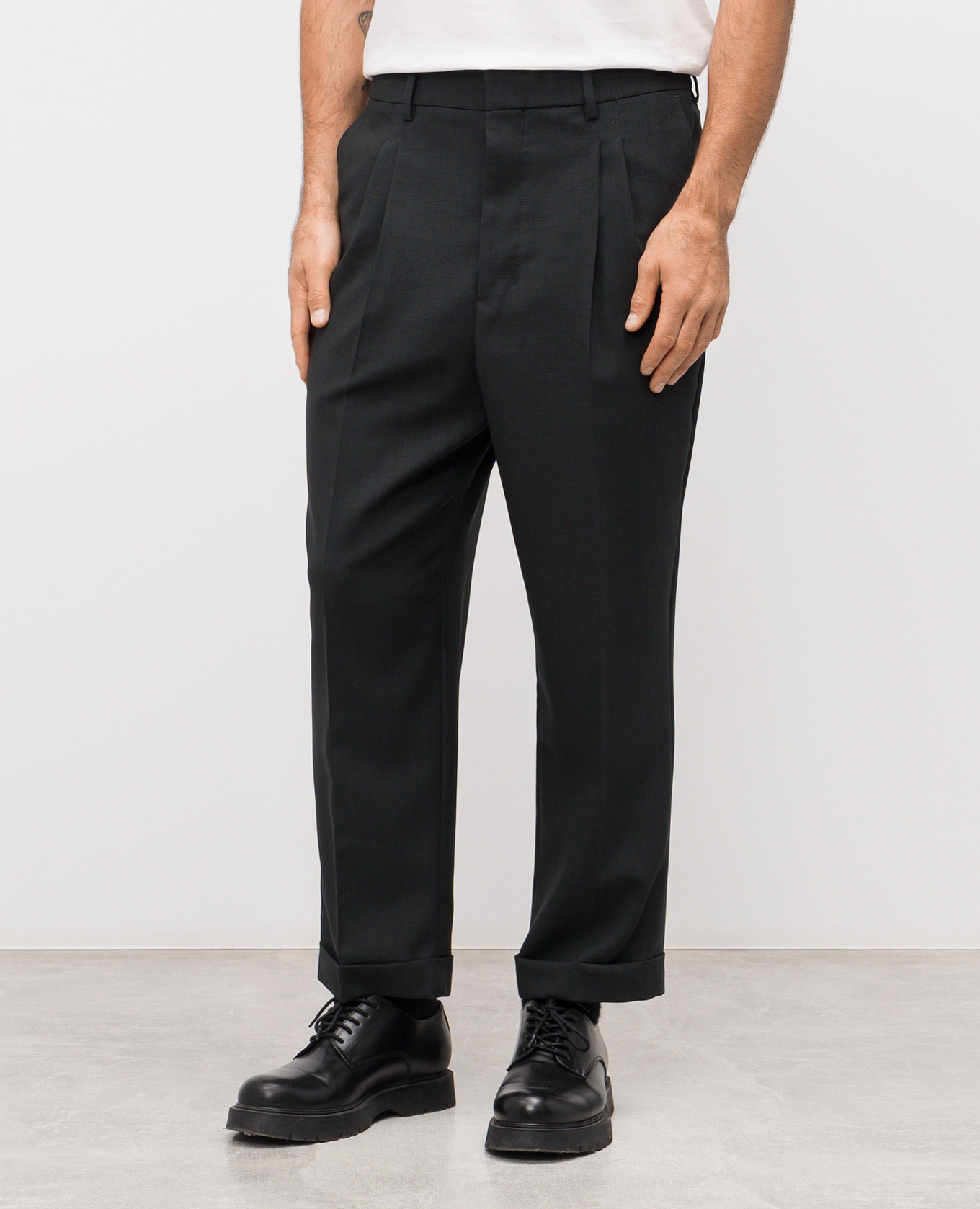 

Black wool pants Ami Paris