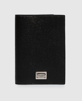 Dolce&Gabbana Black leather passport cover BP2215AG219