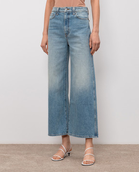 Khaite Delina blue distressed jeans 1179916020