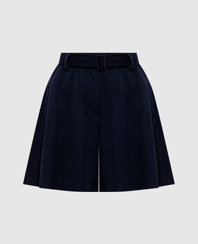 Brunello Cucinelli Blue wool shorts MP188P9326