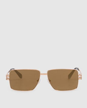 Palm Angels Gold mirrored sunglasses PA2003767659