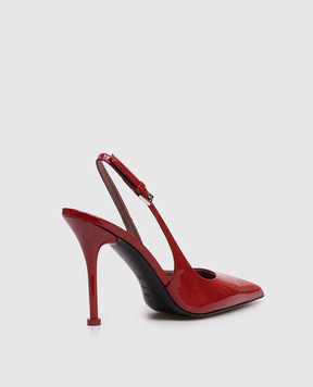 Premiata Red patent leather slingbacks M7030VERNICE