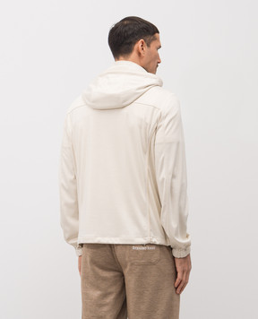 Stefano Ricci Beige wool jacket with hood MDJ61001105650