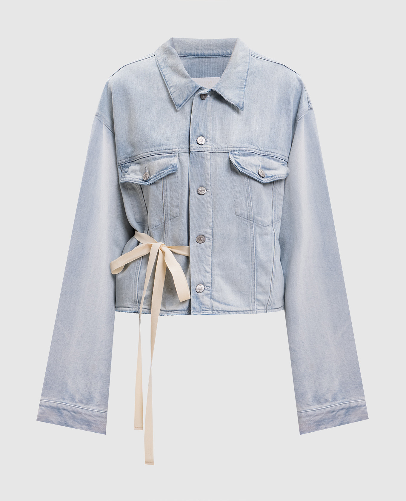 

Blue denim jacket Maison Margiela MM6, Light blue