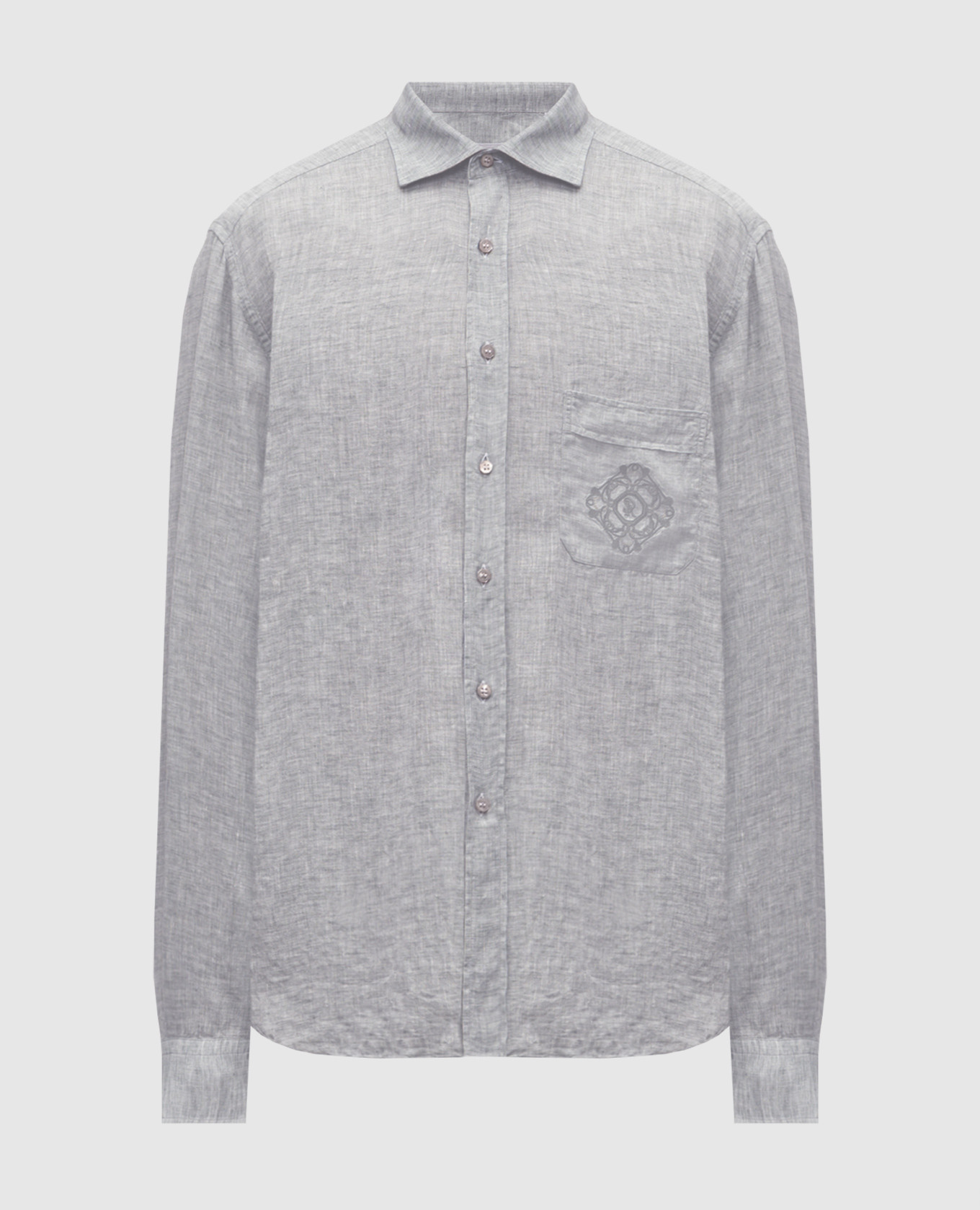 Gray linen shirt