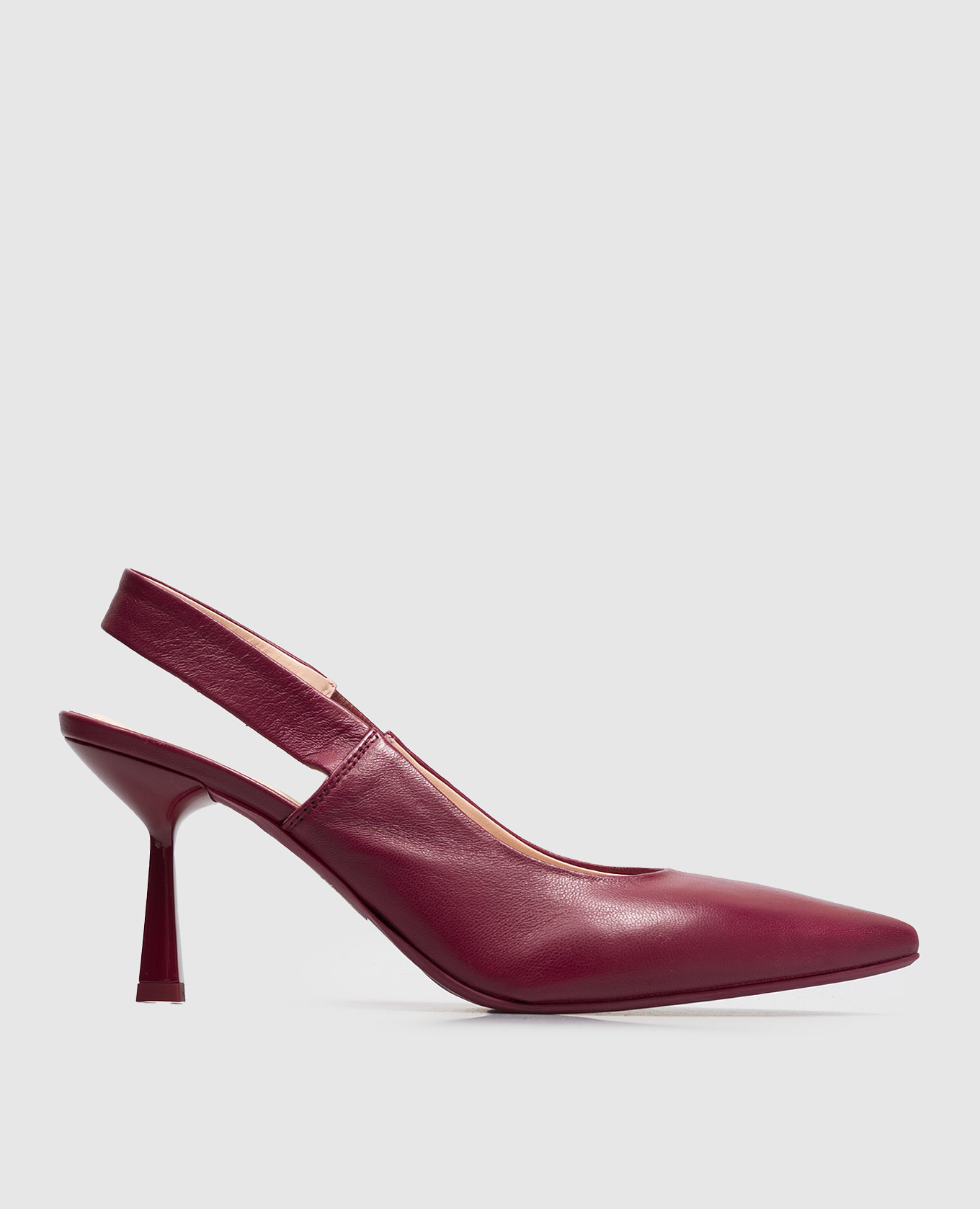 Alla pink leather slingbacks