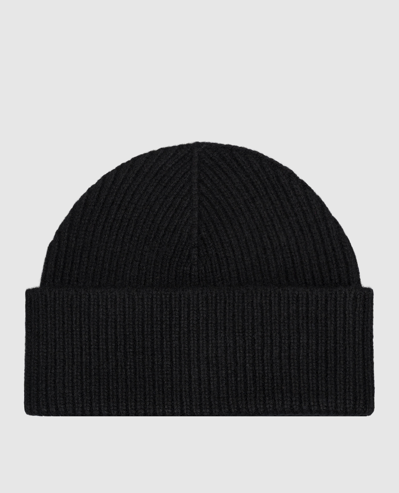 Black cashmere hat